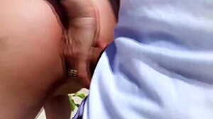 Teasing Stranger Ends with Surprise Anal Creampie