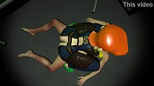 Dexter's Mommy Rides Hard in Vault 69 Fallout Parody Scene.