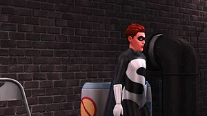 Mr. Incredible Slams His Daughter in Wild Sims 4 Group Action. No Limits Here!