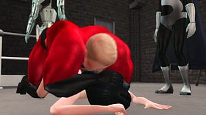 Mr. Incredible Slams His Daughter in Wild Sims 4 Group Action. No Limits Here!