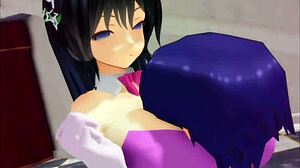 Girl B hero Shayna in steamy part 19