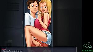 Cheerleader gets her big ass spanked and fucked hard