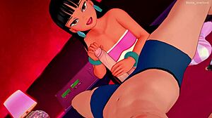 Chel Enjoys Wild Sex with Huge Cock in 3D Hentai