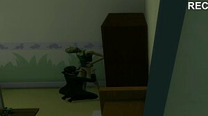 Old Teacher Gets Deepthroat Blowjob in Office Voyeur Video