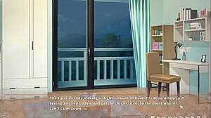 Summer Clover Harem Game Ep 8 - Caught Half-Naked with a Massive Hard-On