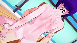 3D animated sex with big-titted robots and cunilingus