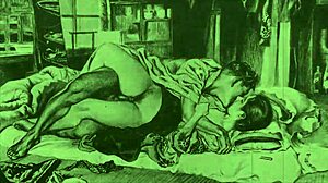 I found some stunning vintage erotic drawings