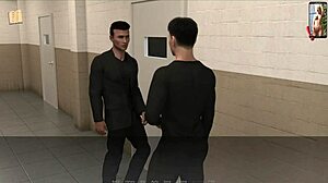 Anime and manga style porn video with a walkthrough of a video game called Reunion 90