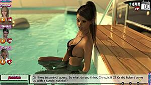 Babysitter hosts a fun pool party at the yacht