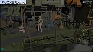 Deepthroat and assfucking in Ero Ring 0 gameplay