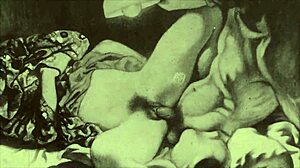 I found some stunning vintage erotic drawings