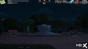 Babe demonstrates mouth skills in summertimesaga