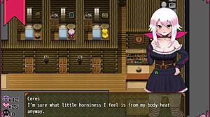 魔女妓女首份乳交工作Ceres契约公会hentai游戏5