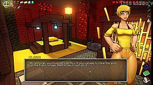 Hornycraft Parody Hentai Game Ep 47 - Piglin's Happy Ending Surprise.