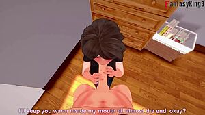 Aunt Cass gets a big hero's help in this hentai