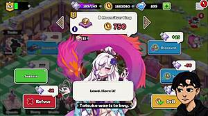 Nutaku Waifu Shop massage and sex toy domination scenes part 1