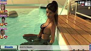 Babysitter hosts a fun pool party at the yacht