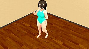 look at kyo dancing, so curvy and plump