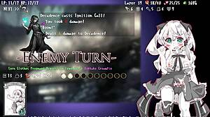 大胆失落章节Hentai游戏玩法，带有激烈自慰场景