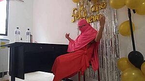 Indian birthday girl's super dry and dark pussy fetish
