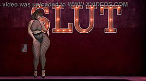 嘿Alexxa Flux，还在学习那些鱼网袜里的舞蹈动作来独自玩耍？