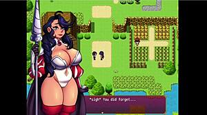 Curvy cuties get their huge tits bouncing in 3D game