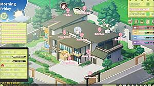 夏日三叶草后宫游戏第10集：在可爱棕发女孩脸上射两次