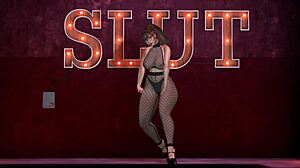 嘿Alexxa Flux，还在学习那些鱼网袜里的舞蹈动作来独自玩耍？