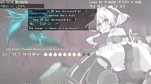 大胆失落章节Hentai游戏玩法，带有激烈自慰场景