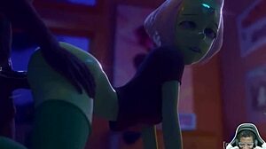 Bouncing boobs in 3D sex