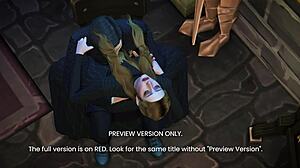 3D adult cartoon of the lady’s confidential matter
