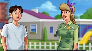 Hentai walkthrough of Summertime Saga 177 with anime and cartoon features