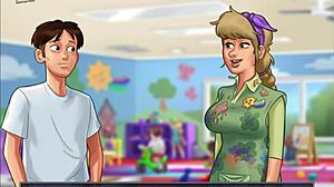 Hentai walkthrough of Summertime Saga 177 with anime and cartoon features