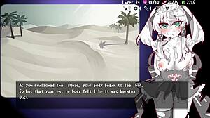 大胆失落章节Hentai游戏玩法，带有激烈自慰场景