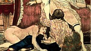 vintage erotic art brings back steamy memories from the past. can you feel the old-school vibe?