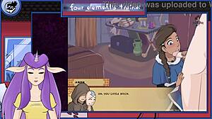 Avatar Trainer Bonus: Nami Blowjob with Big Cock Cum Facial