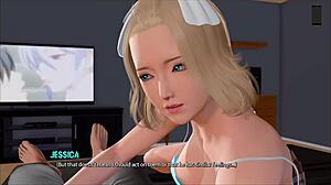 Here is the 6th part of the animated porn game called Ripples