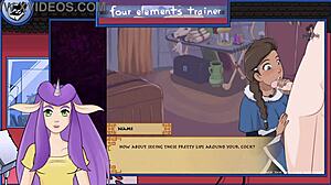 Avatar Trainer Bonus: Nami Blowjob with Big Cock Cum Facial