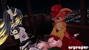 Vrchat vulpix trainer special training hentai session