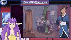 Avatar Trainer Bonus: Nami Blowjob with Big Cock Cum Facial