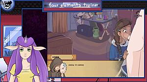 Avatar Trainer Bonus: Nami Blowjob with Big Cock Cum Facial