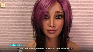 3D animated video of a naughty Animeteen called Wvm 169 Cedar