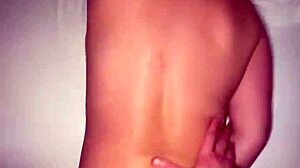 huge cock slides into creamy titty fuck in restroom before hard pounding