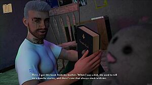 3D animated porn with big boobs and commented gameplay