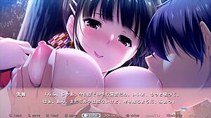 Kawashima's winter dance in animated porn video