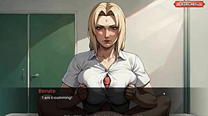 Tsunade's voluptuous figure in hospital