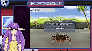 Master elemental powers in anime game