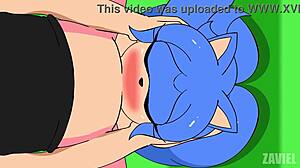 扎维尔动画中索妮娅的史莱姆热辣动作