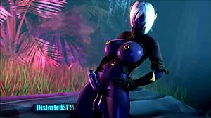 Hentai video featuring Liara from Mass and Overwatch