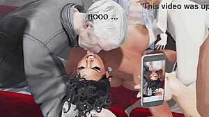Married woman has secret desire for old man’s cock